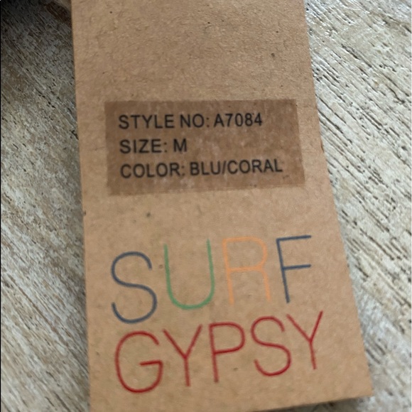 SURF GYPSY Jumpsuit cropped w/keyhole *NEW* - Picture 10 of 10